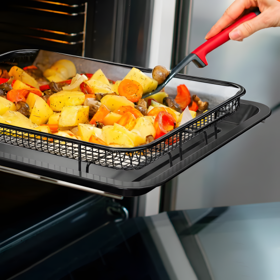 Oven Air Fryer Tray with Basket Large
